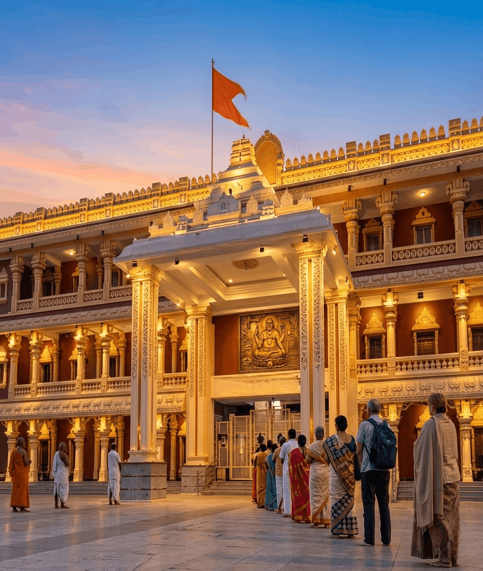 Mantralayam Temple timings early morning darshan view